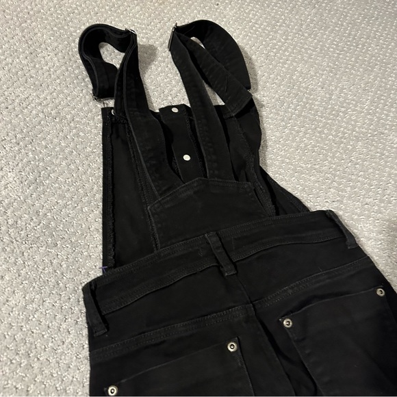 Black Denim Overalls | Women’s Overalls Cottagecore Western Distressed - Picture 6 of 7